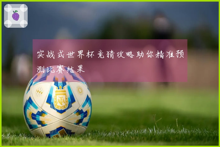 实战式世界杯竞猜攻略助你精准预测比赛结果